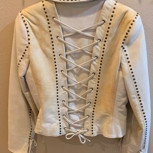 Double D Ranch off white/tan weathered look jacket
